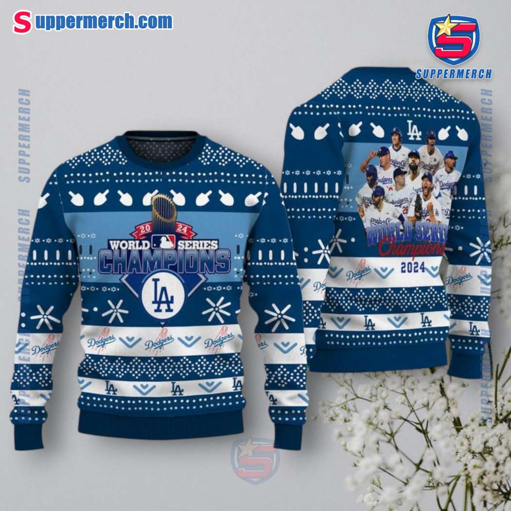 Los Angeles Dodgers MLB Team World Series Champions 2024 Sweater dJzeHIh