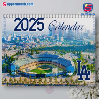 Los Angeles Dodgers Wall Hanging Calendar 2025-a YbBAgan