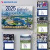 Los Angeles Dodgers Wall Hanging Calendar 2025 KVaH6jx