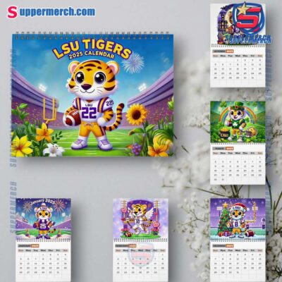 Lsu Tigers Wall Hanging Calendar 2025 lpJ9ZVI