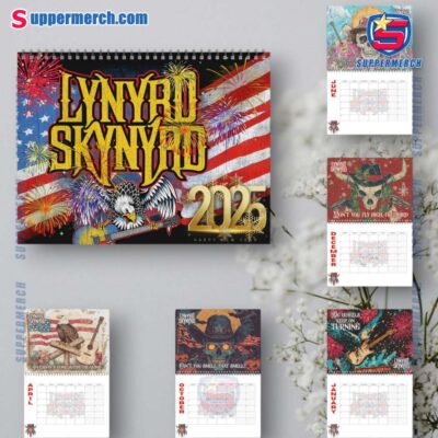 Lynyrd Skynyrd Wall Hanging Calendar 2025 e0oUS1s