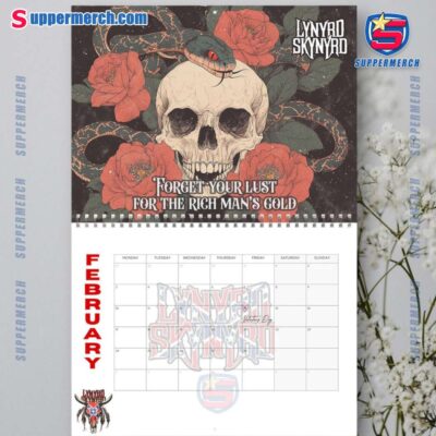 Lynyrd Skynyrd Wall Hanging Calendar 2025-a dDOzfnF