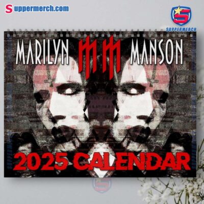 Marilyn Manson Wall Hanging Calendar 2025-a bZK8dwN