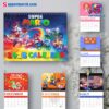 Mario Cartoon Wall Hanging Calendar 2025 7IfBSum