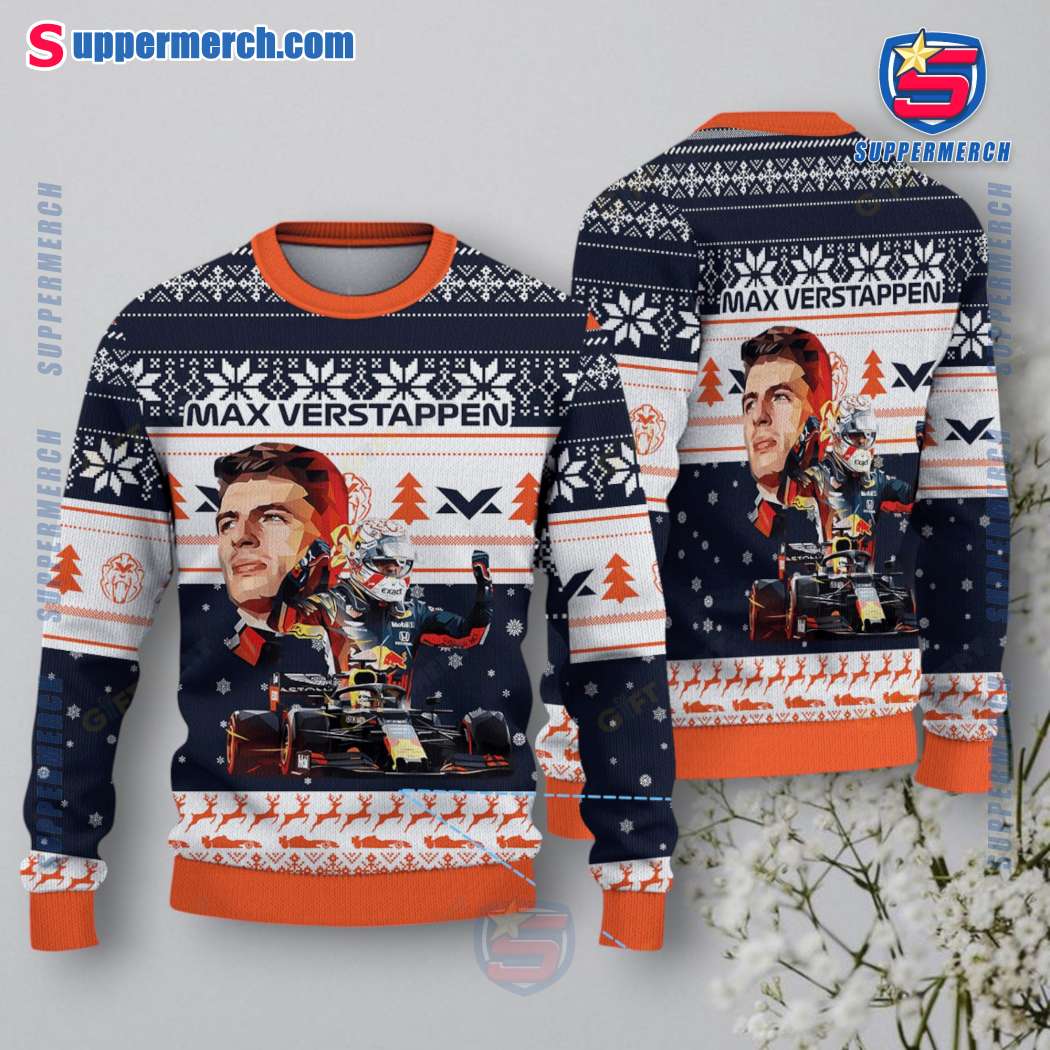 Max Verstappen Racing Driver Ugly Christmas Sweater BEAGwjK