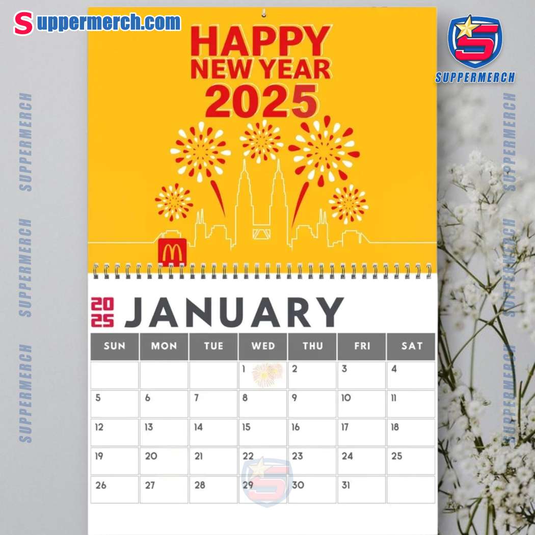 Mcdonald Wall Hanging Calendar 2025-a oHOluE2