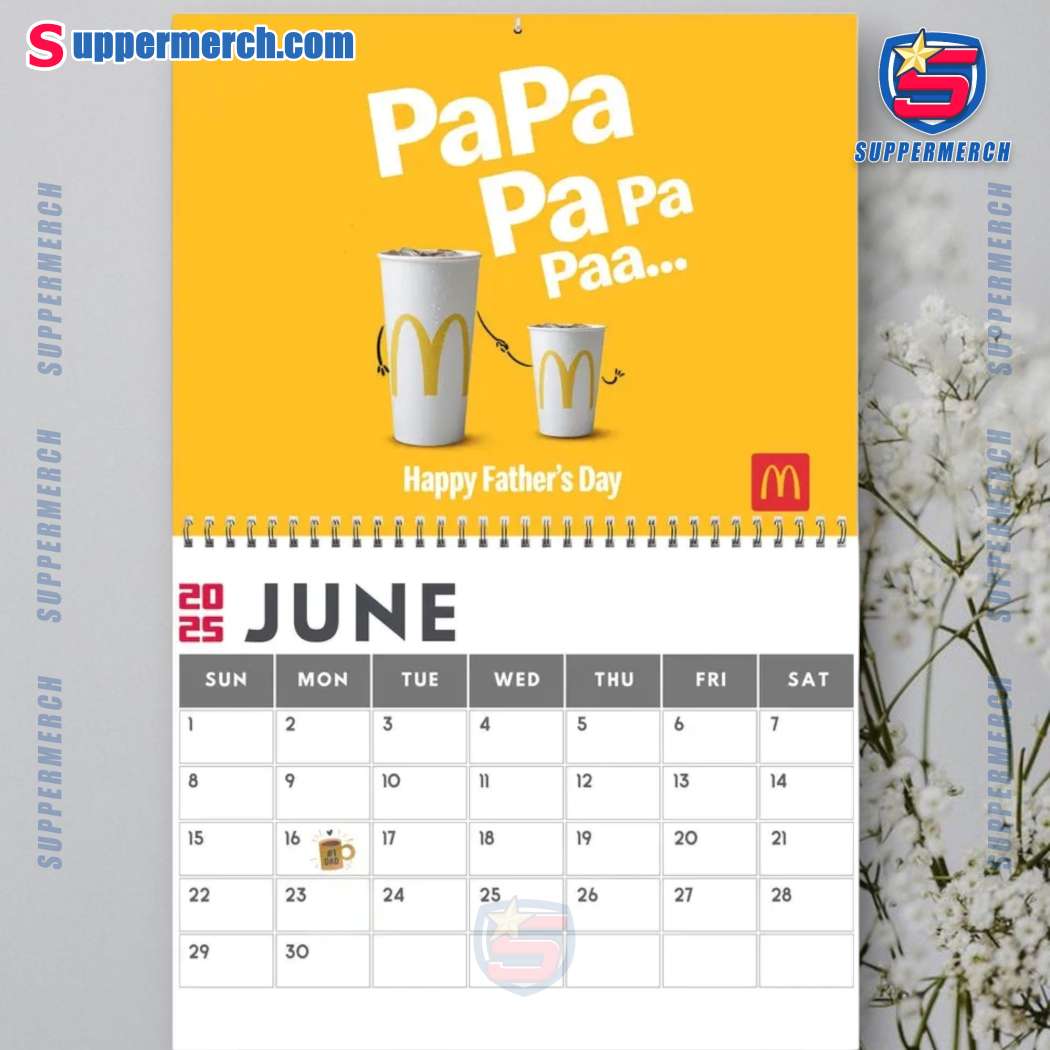 Mcdonald Wall Hanging Calendar 2025-z xG9X5Wi