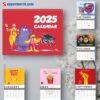 Mcdonald Wall Hanging Calendar 2025 WN1DT7c
