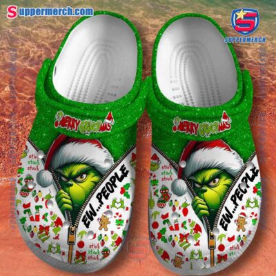 Merry Grinchmas Ew People Crocs Clogs Shoes SRCsWnh
