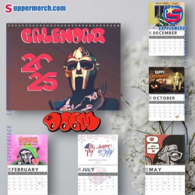 Mf Doom Wall Hanging Calendar 2025 BWzfUJ4