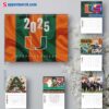 Miami Hurricanes Wall Hanging Calendar 2025 YnK0aVe
