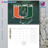 Miami Hurricanes Wall Hanging Calendar 2025-a yMuFYV9