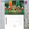 Miami Hurricanes Wall Hanging Calendar 2025-b F0vQ1yM