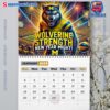 Michigan Wolverines Wall Hanging Calendar 2025-b riCBxUI