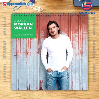 Morgan Wallen Singer Wall Hanging Calendar 2025 otc6J70