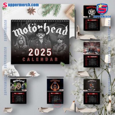 Motorhead Music Wall Hanging Calendar 2025 w65gAup