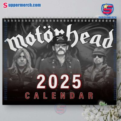 Motorhead Music Wall Hanging Calendar 2025-a hOSkWJr