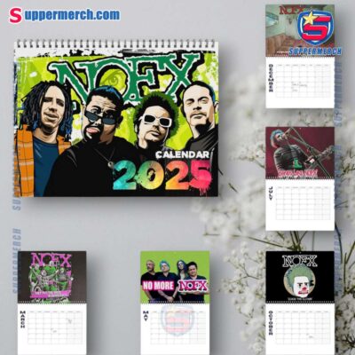 NOFX Wall Hanging Calendar 2025 LboTHky