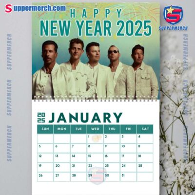 New Kids On The Block Wall Hanging Calendar 2025-a NHy3M8V