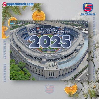 New York Yankees Wall Hanging Calendar 2025-a i0t12KI