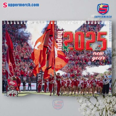 Ohio State Buckeyes Wall Hanging Calendar 2025-a gkbq0QU