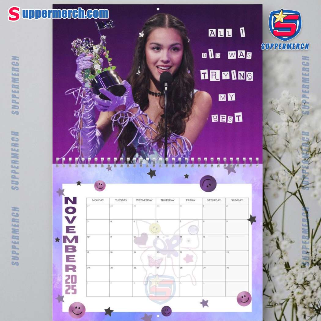 Olivia Rodrigo Wall Hanging Calendar 2025-b V0q5CeP