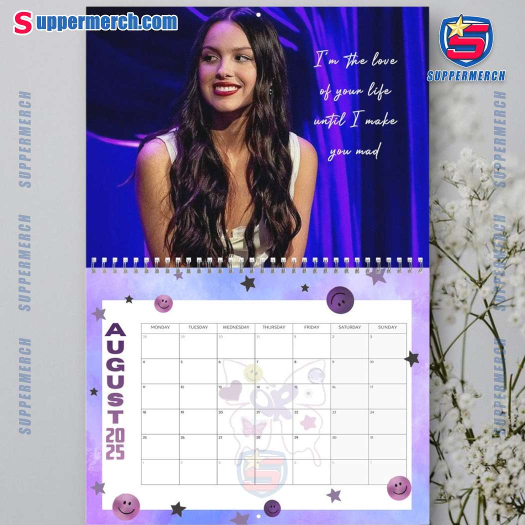Olivia Rodrigo Wall Hanging Calendar 2025-y L9pXs1e