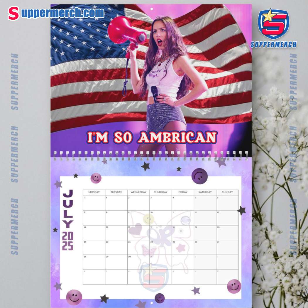 Olivia Rodrigo Wall Hanging Calendar 2025-z 157Fyxz