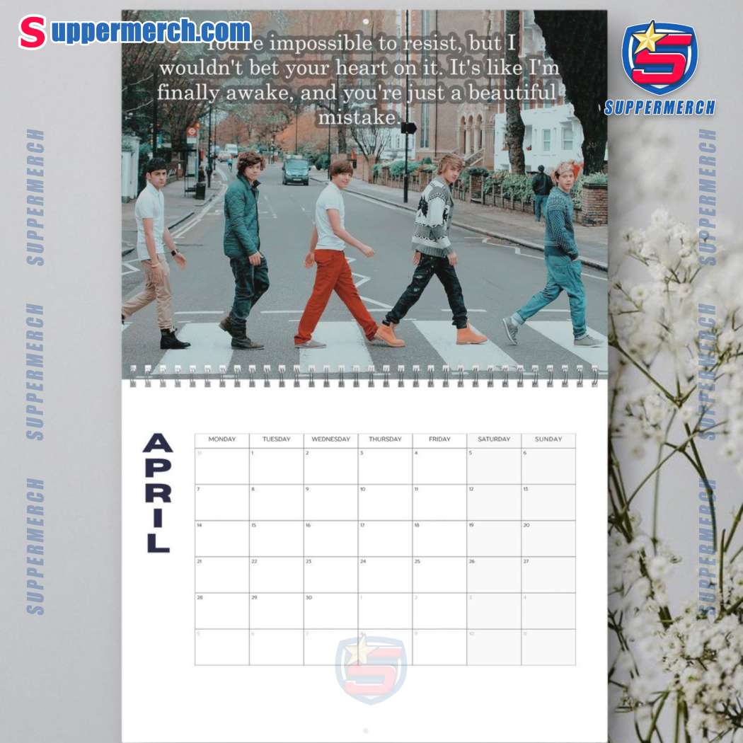 One Direction Wall Hanging Calendar 2025-y yeblxF3