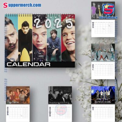 One Direction Wall Hanging Calendar 2025 oDkuqxf