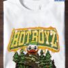 Oregon Ducks Hotboyz Pine Trees Christmas T-shirt mDjzMGY