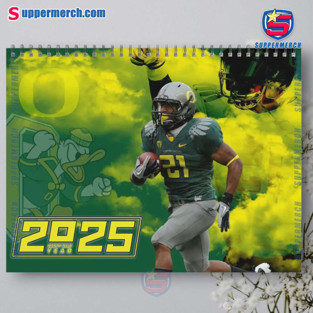 Oregon Ducks Wall Hanging Calendar 2025-a nyEAzKb