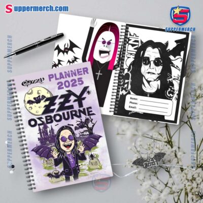 Ozzy Osbourne 2025 Daily Planner LSCuaVU
