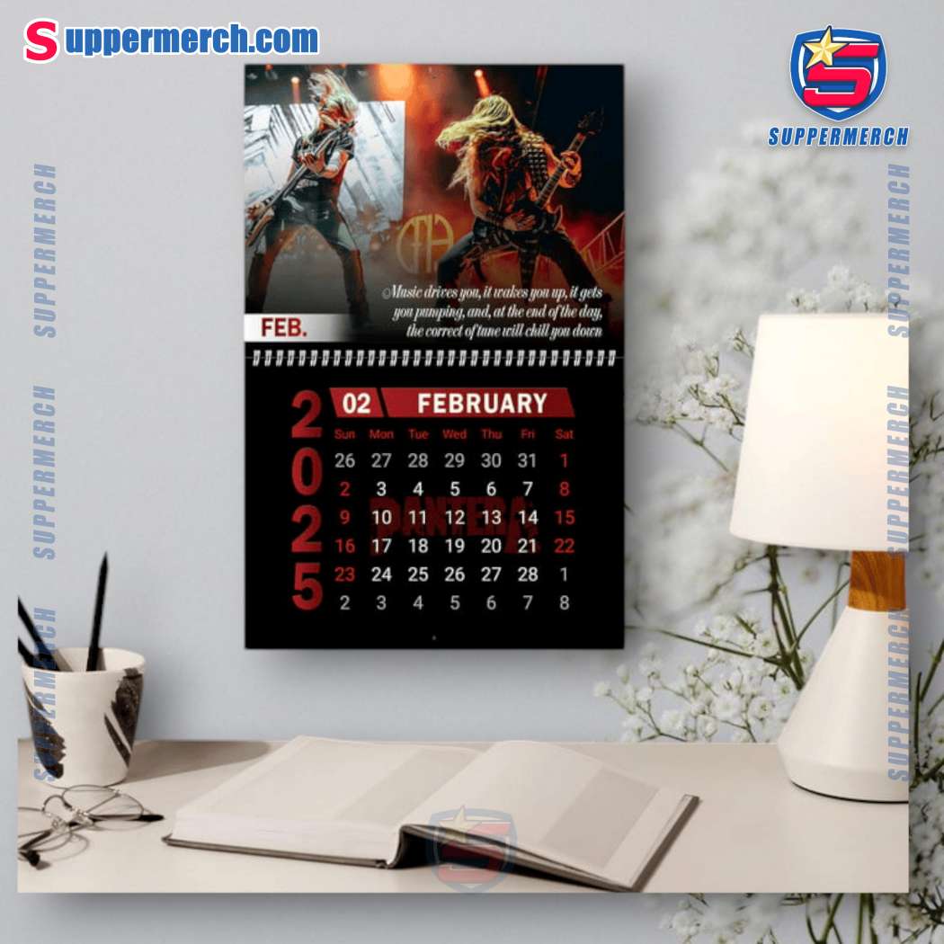 Pantera Music Wall Hanging Calendar 2025-c lpx1KBb