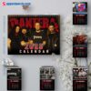 Pantera Music Wall Hanging Calendar 2025 zxhymFU