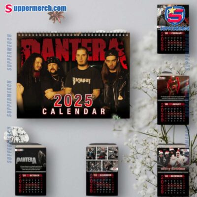 Pantera Music Wall Hanging Calendar 2025 zxhymFU