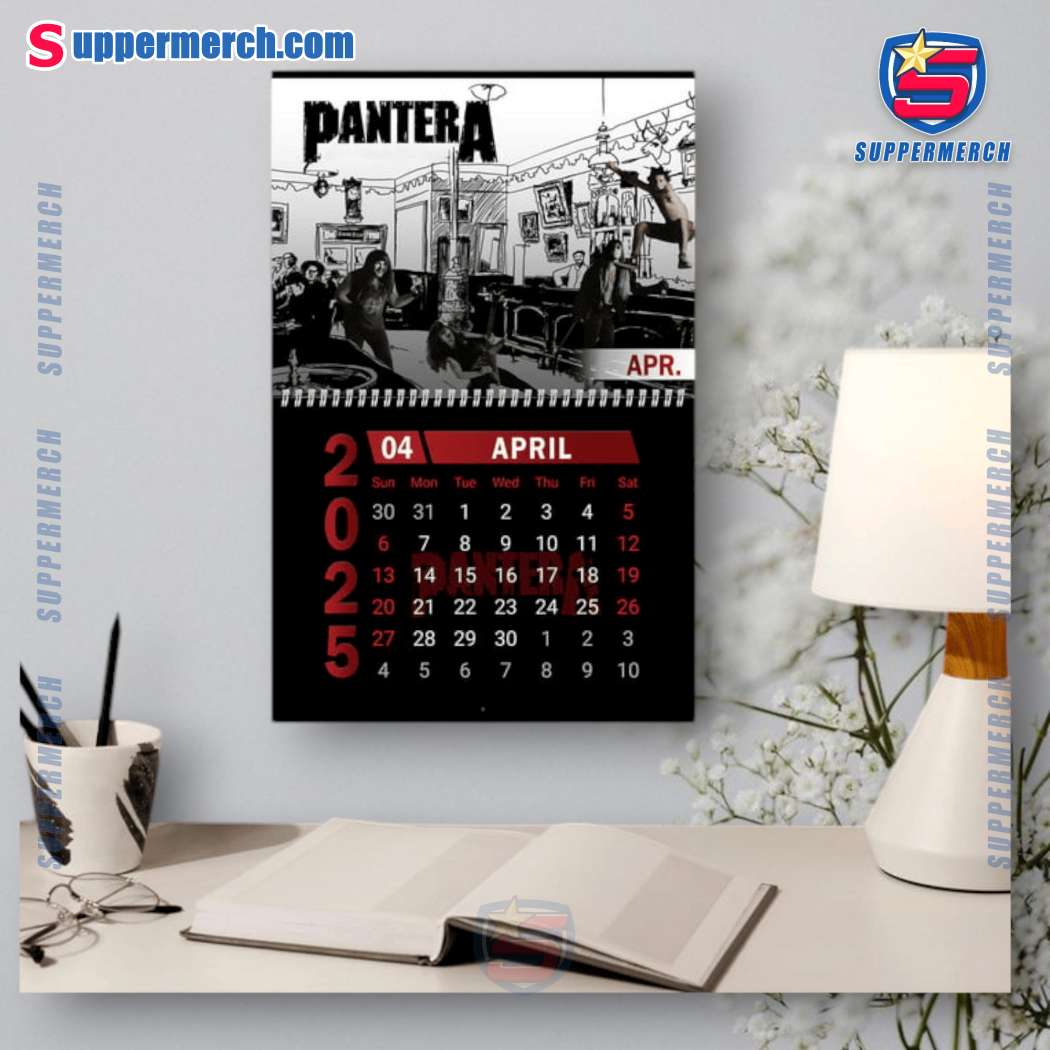 Pantera Music Wall Hanging Calendar 2025-y aJ8fH9R