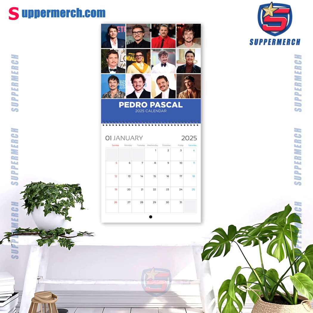 Pedro Pascal Actor Wall Hanging Calendar 2025'-b WjMpAoV