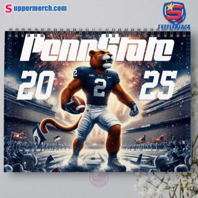 Penn State Nittany Lions Wall Hanging Calendar 2025-a FQfAXmo