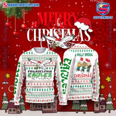 Philadelphia Eagles A Philly Special Christmas Ugly Sweater 0Viwfd7