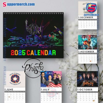 Phish Wall Hanging Calendar 2025 UaqALPO