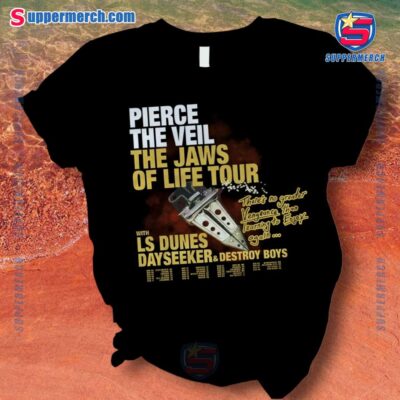 Pierce The Veil The Jaws Of Life Tour Pajamas Set-a JzC4QTg