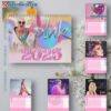 Pink Singer Wall Hanging Calendar 2025-a LaWMwVo