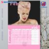 Pink Singer Wall Hanging Calendar 2025-c YpfMoQC
