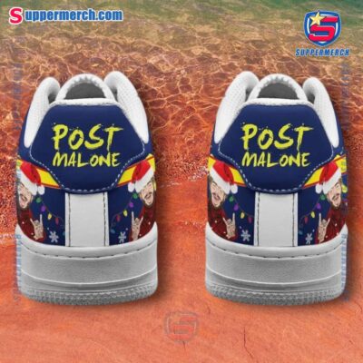 Post Malone Merry Malonemas Air Force Shoes-a MlN3Tts
