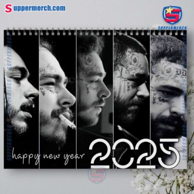 Post Malone Wall Hanging Calendar 2025-a 45YBTPc
