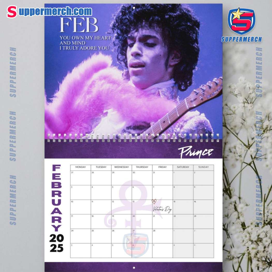 Prince Wall Hanging Calendar 2025-b lUBzeY7