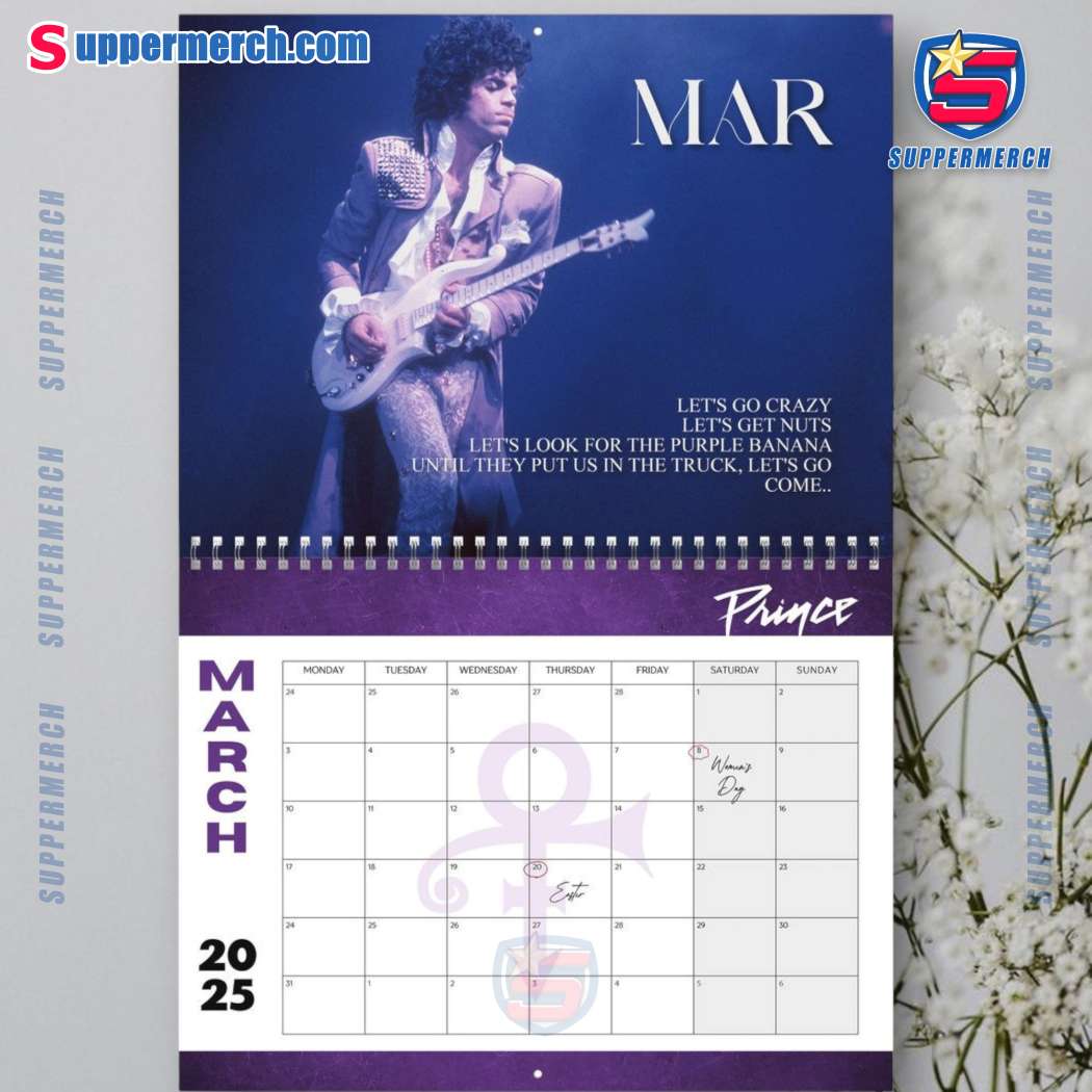 Prince Wall Hanging Calendar 2025-c lXQK4vk