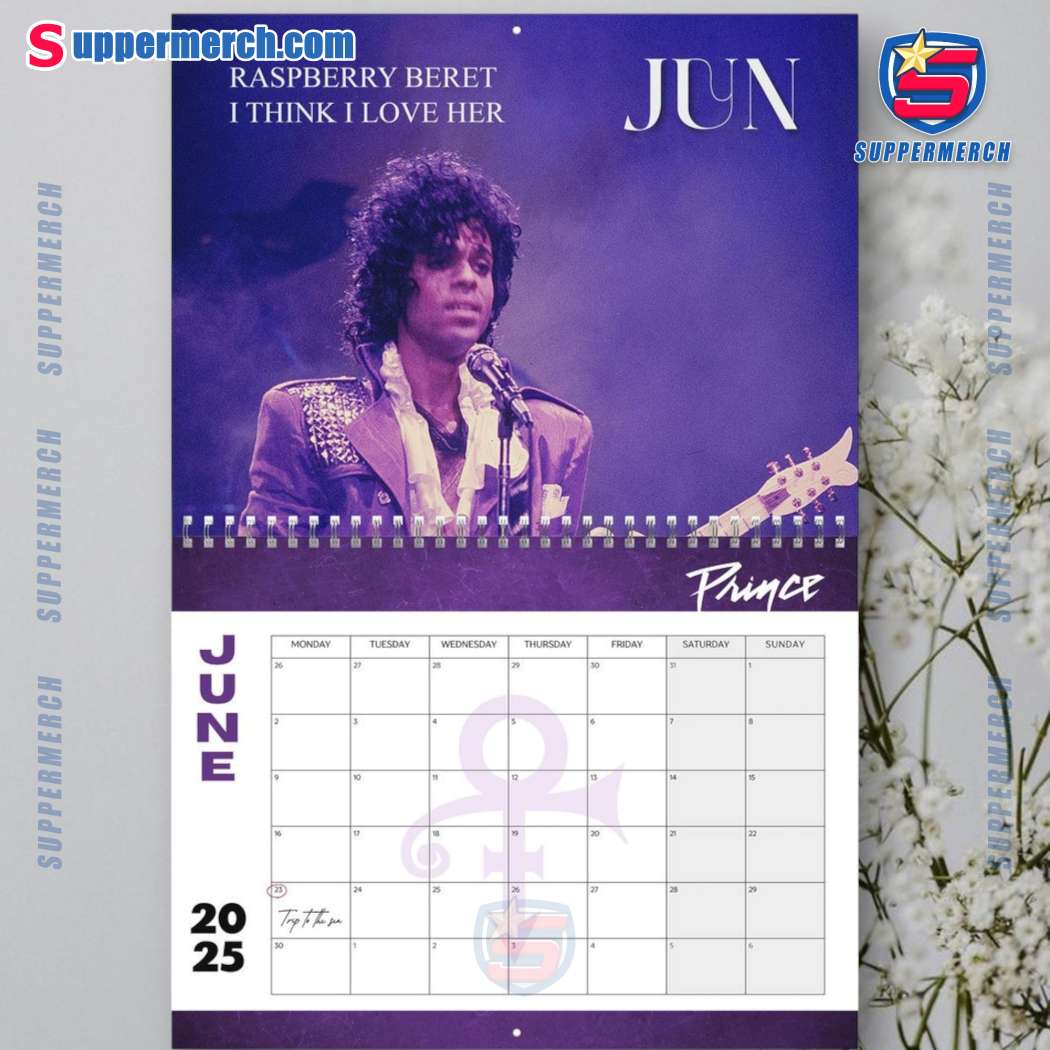 Prince Wall Hanging Calendar 2025-z vfYzjnl