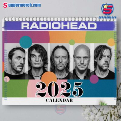 Radiohead Wall Hanging Calendar 2025-a HhXyS94